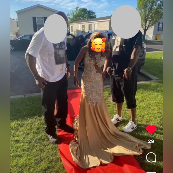 Beautiful Custom Made Evening Gown